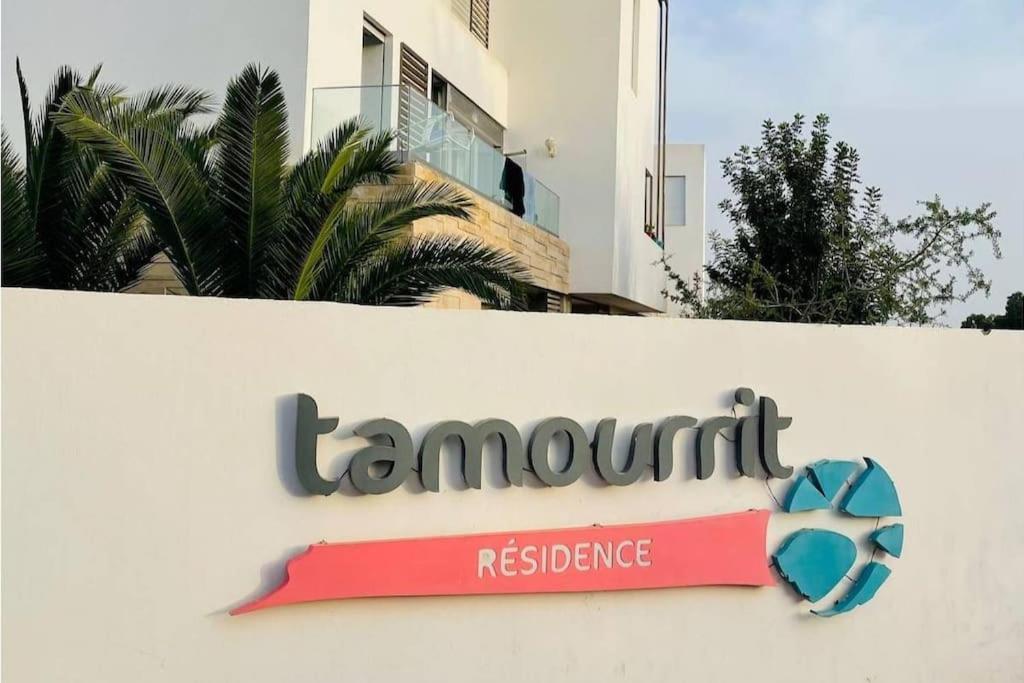 Luxurious Golf & Sea View Beach Apartment With Pool Access - Tamourrit, Taghazout Bay Eksteriør bilde