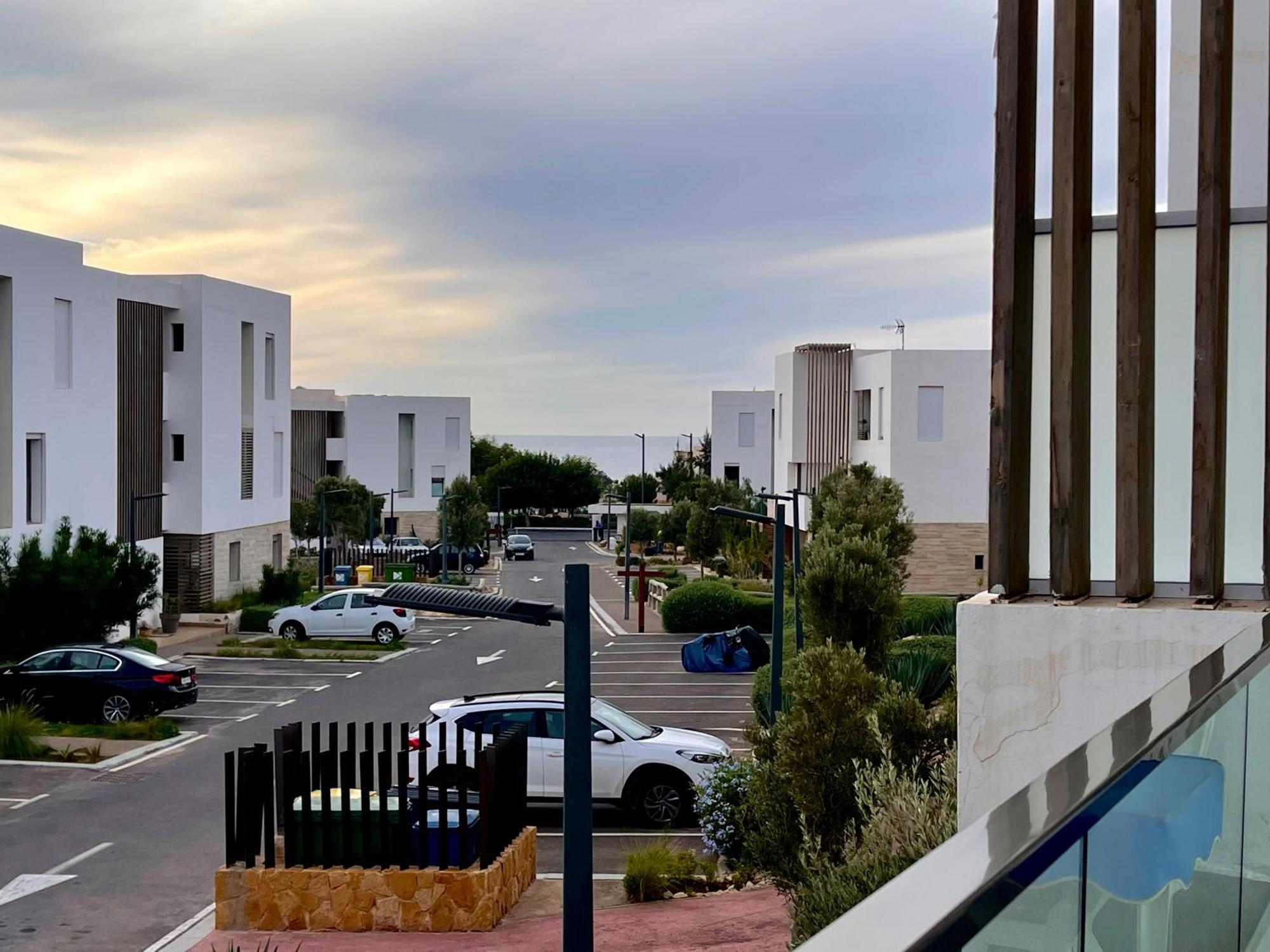 Luxurious Golf & Sea View Beach Apartment With Pool Access - Tamourrit, Taghazout Bay Eksteriør bilde
